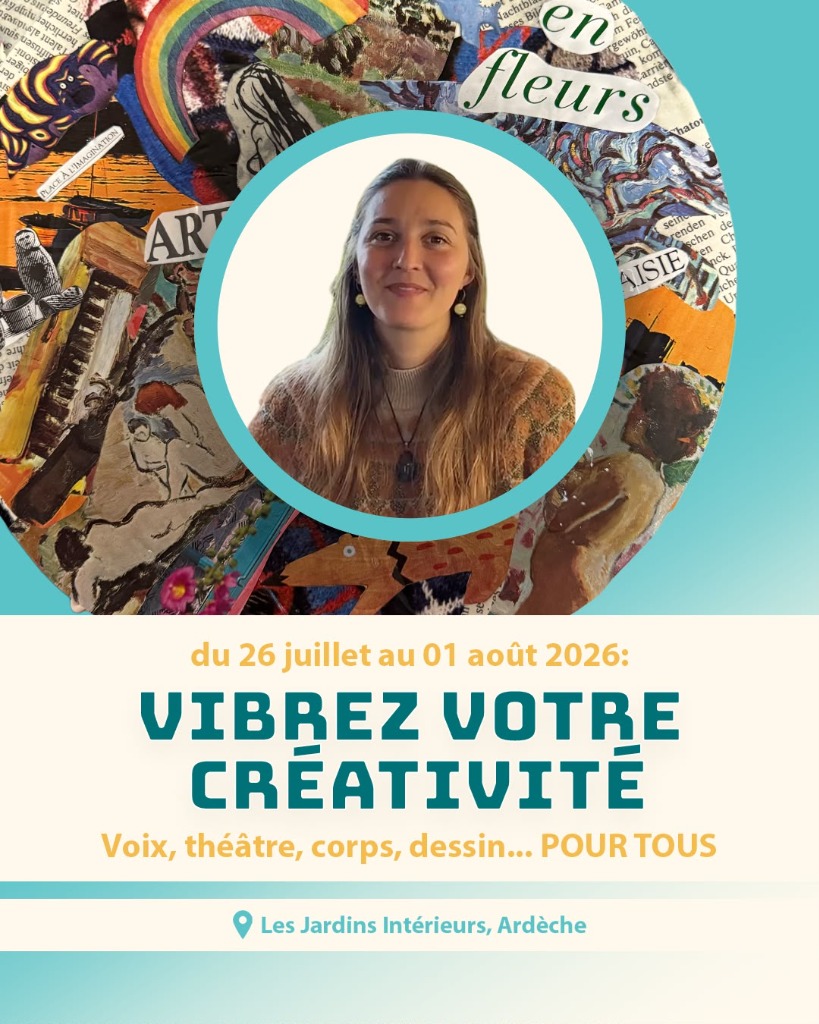 illustration VIBREZ VOTRE CREATIVITE : Voix, théâtre, corps, dessin...