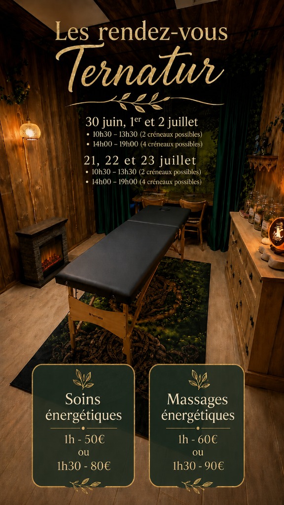 illustration Les 30 juin, 1er et 2 juillet et les 21, 22 et 23 juillet de retour chez Ternatur