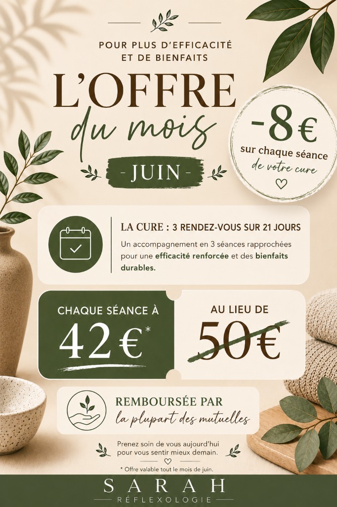 illustration Cure de 3 séances de réflexologie