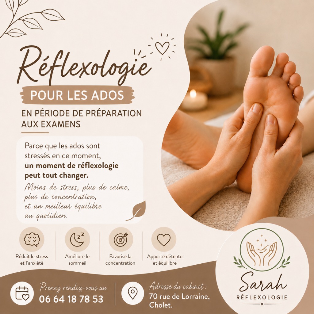 illustration Reflexologie pour les ados
