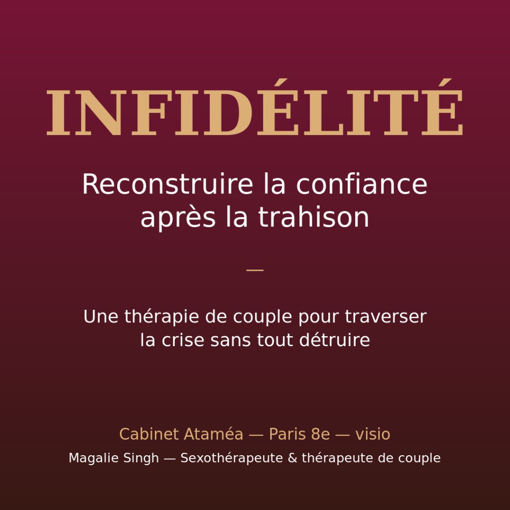 illustration Infidélité dans le couple : reconstruire la confiance à Paris