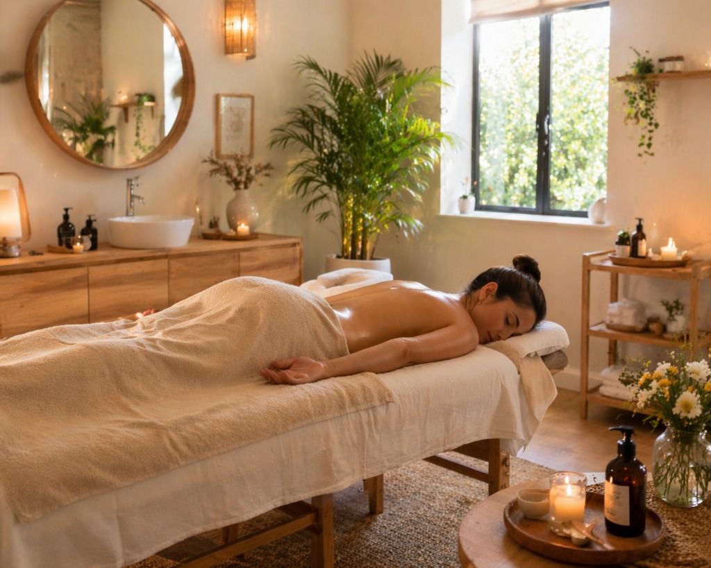 illustration Massage californien à Boulay moselle