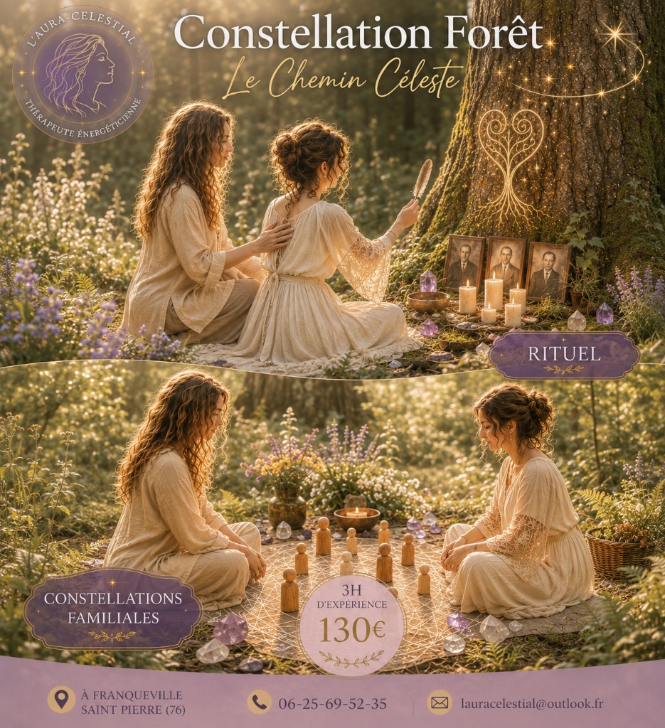 illustration Rituel Constellations individuelles en forêt