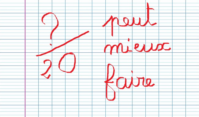 illustration Aucune notes ne mesure la valeur d’un enfant.