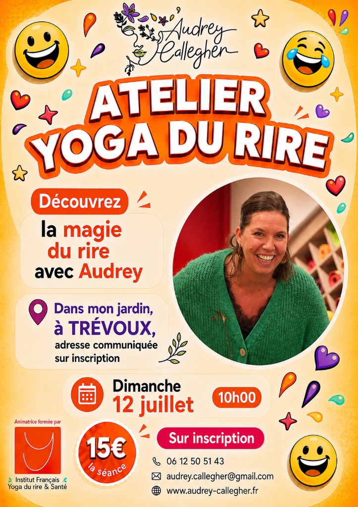 illustration Démarrer l'été en beauté ! Yoga du rire en plein air -12 juillet 10h