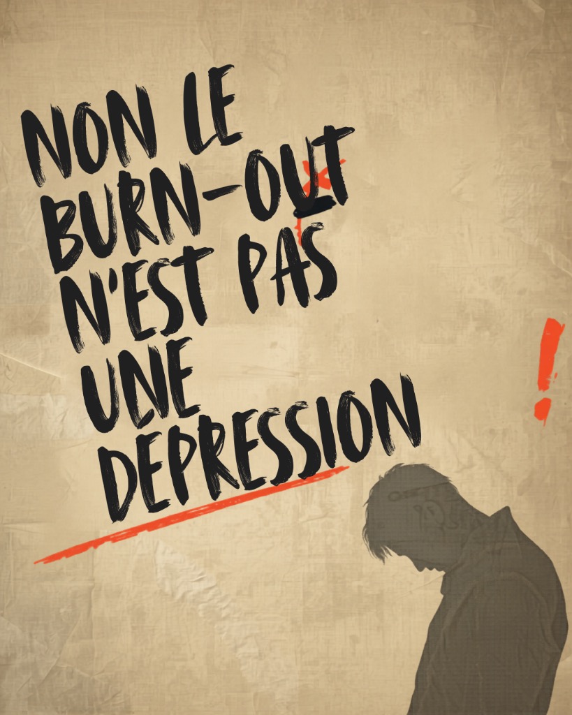 illustration Le burn-out n'est pas une dépression
