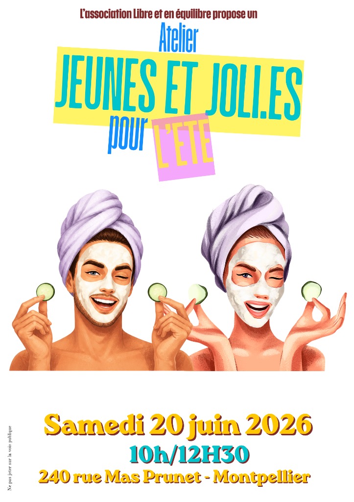 illustration Jeune et joli.e pour l'été