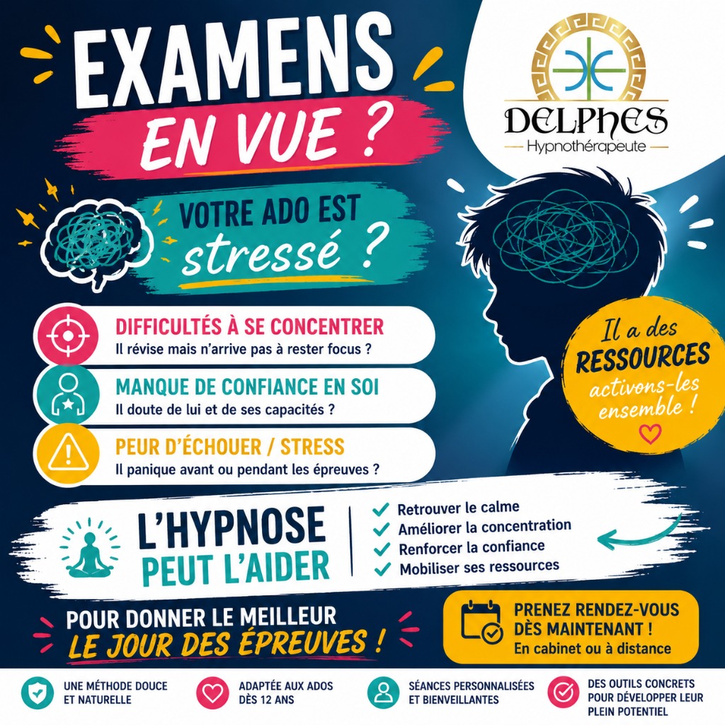 illustration Préparez vos ados aux examens