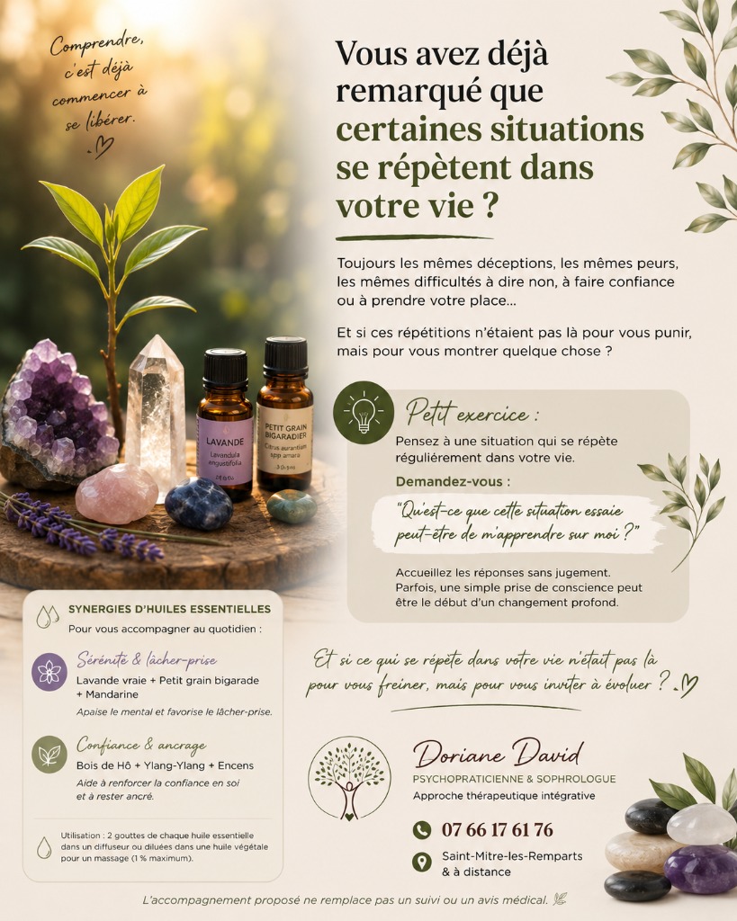illustration Toujours les mêmes déceptions, les mêmes peurs, les mêmes difficultés à dire non, à faire confiance ou à prendre votre place...