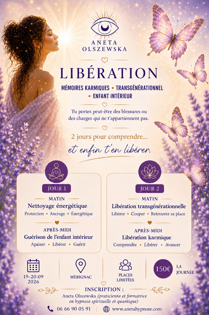 illustration Stage: libération karmique, transgénérationnelle, enfant intérieur
