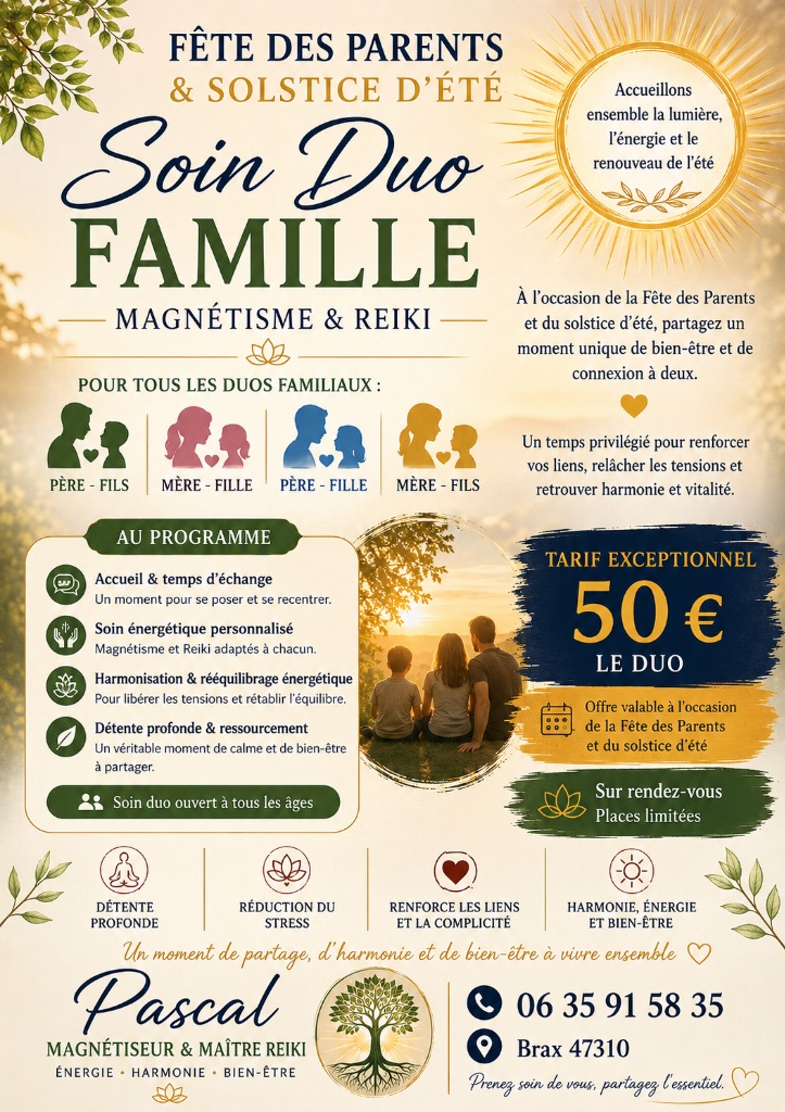 illustration FÊTE DES PARENTS & SOLSTICE D'ÉTÉ