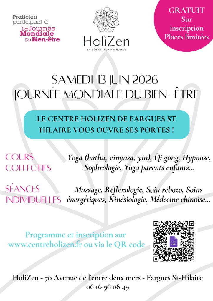 illustration Journée mondiale du bien-être - Fargues St-Hilaire (33)