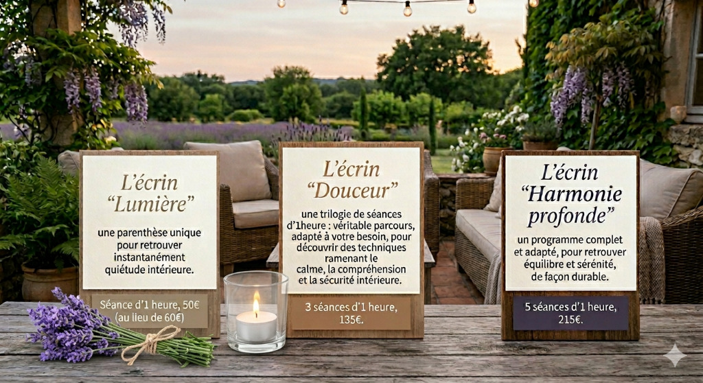 illustration Les offres estivales de l'écrin de Soi-Sophrologie