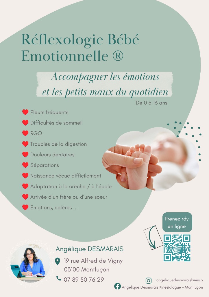 illustration Réflexologie Bébé Emotionnelle ®