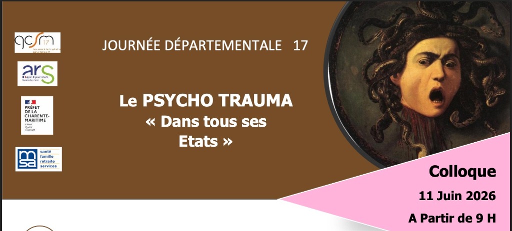 illustration Jeudi 11 Juin 2026 : colloque sur le psychotraumatisme