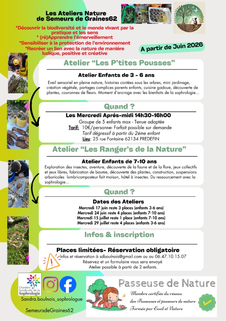 illustration Les ateliers Nature