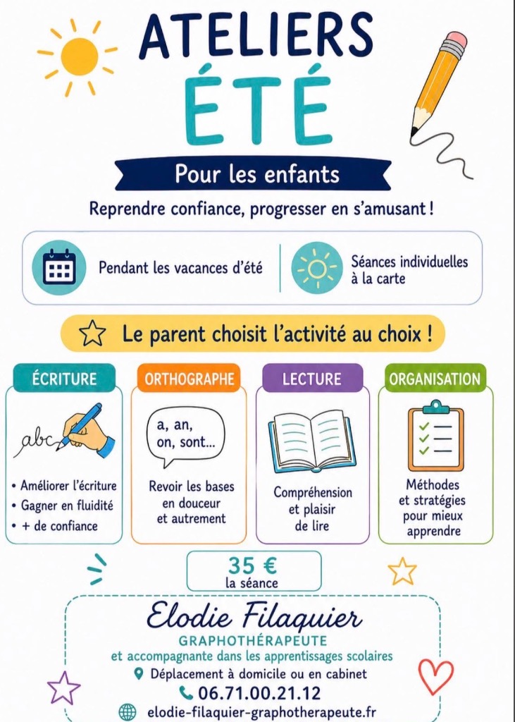 illustration Accompagnement scolaire estival à la carte
