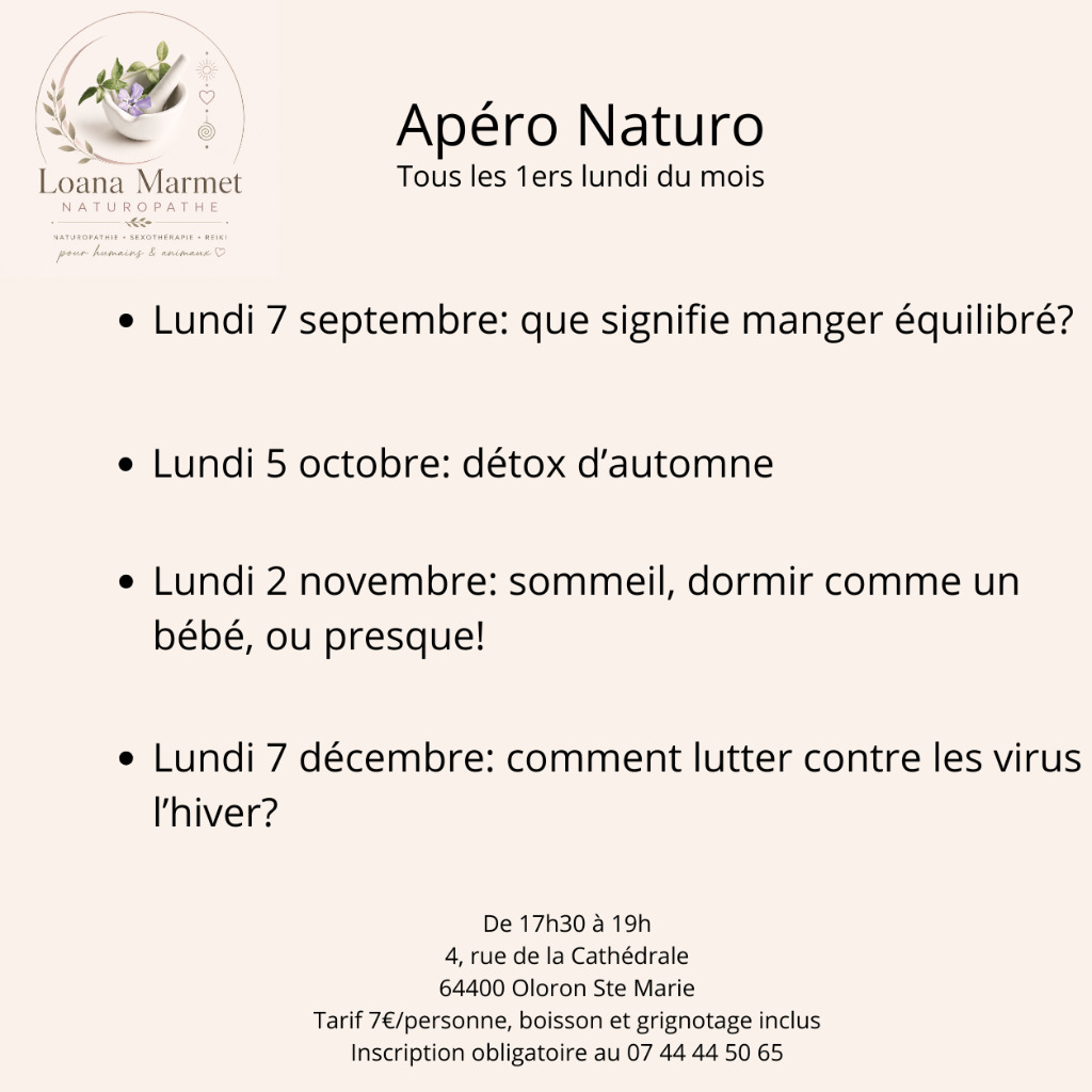illustration Apéro naturo lundi 7 septembre