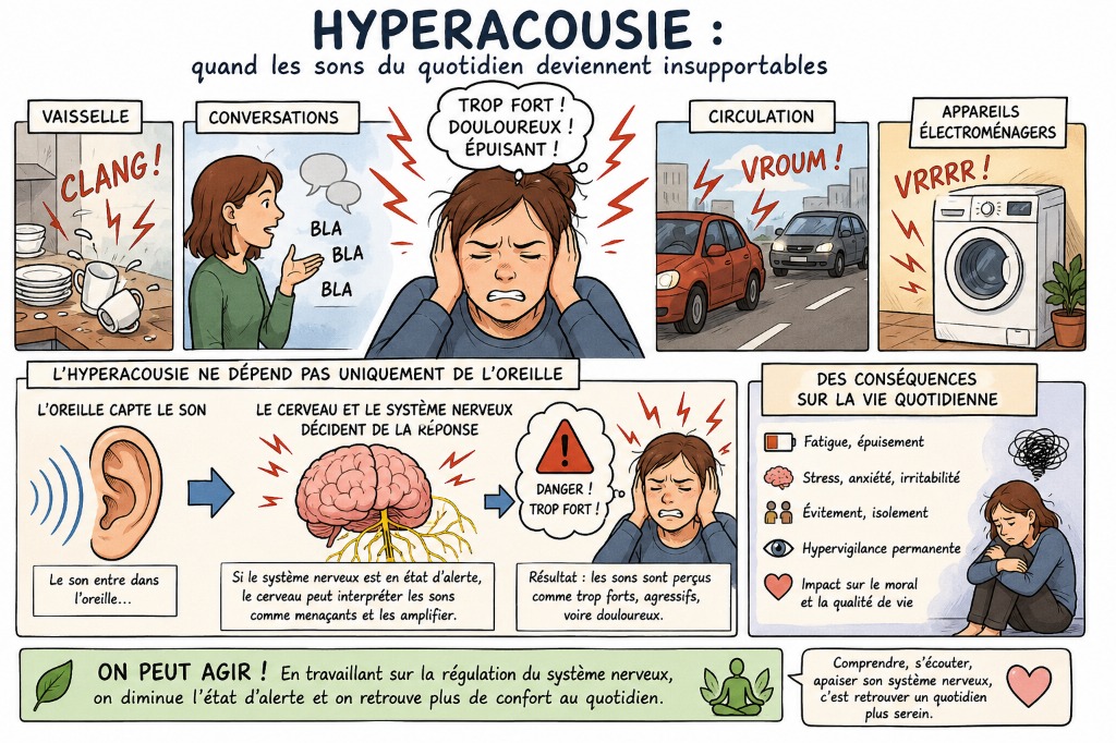 illustration L'HYPERACOUSIE
