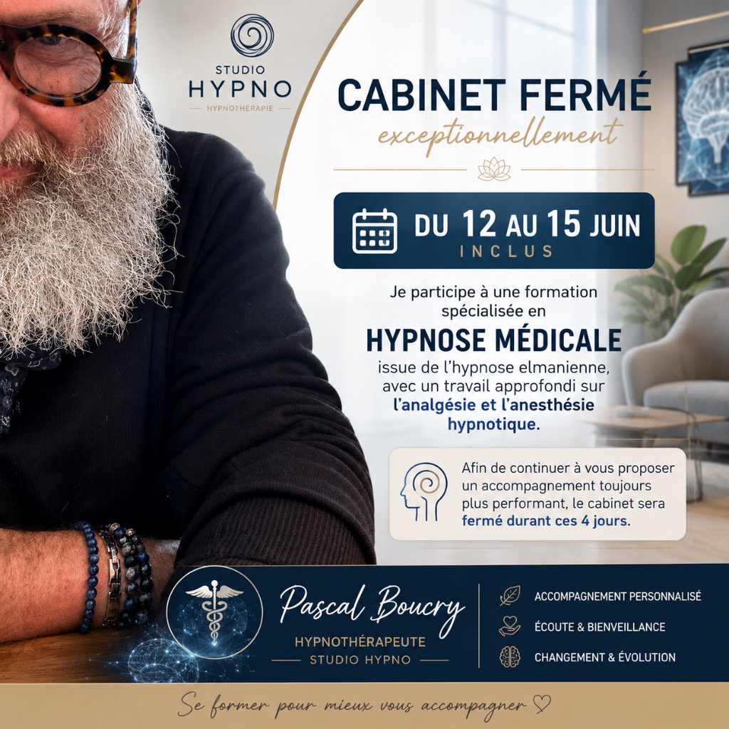 illustration Le cabinet est fermé 4 jours