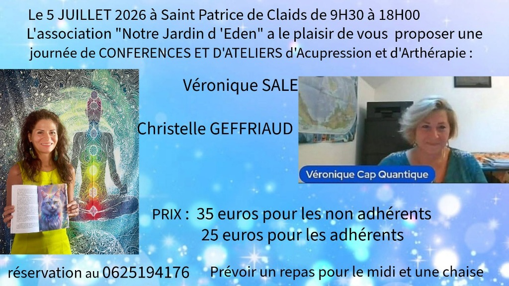 illustration conferences et ateliers Acupression et Art-therapie