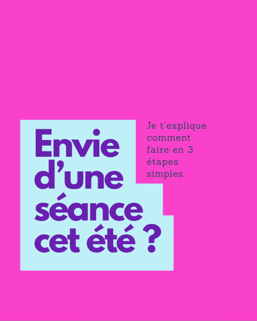 illustration Envie d'une séance cet été ?