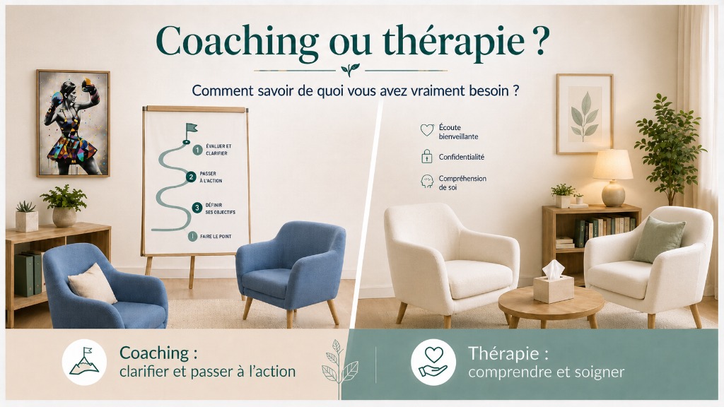 illustration Coaching ou thérapie : comment savoir de quoi vous avez vraiment besoin ?