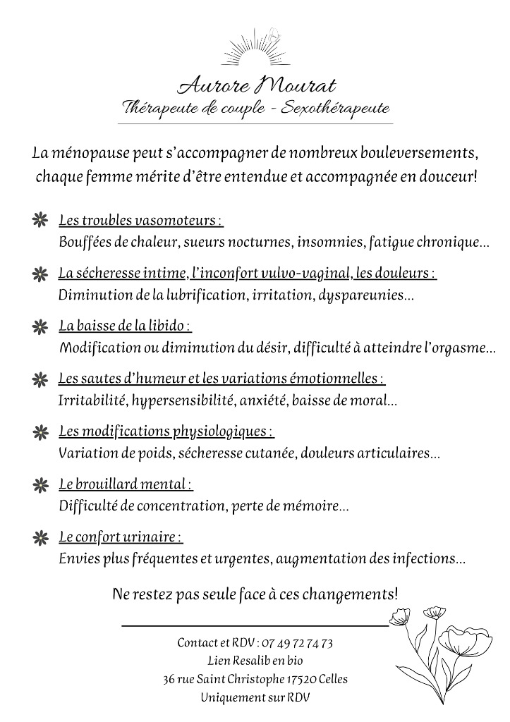 illustration La ménopause