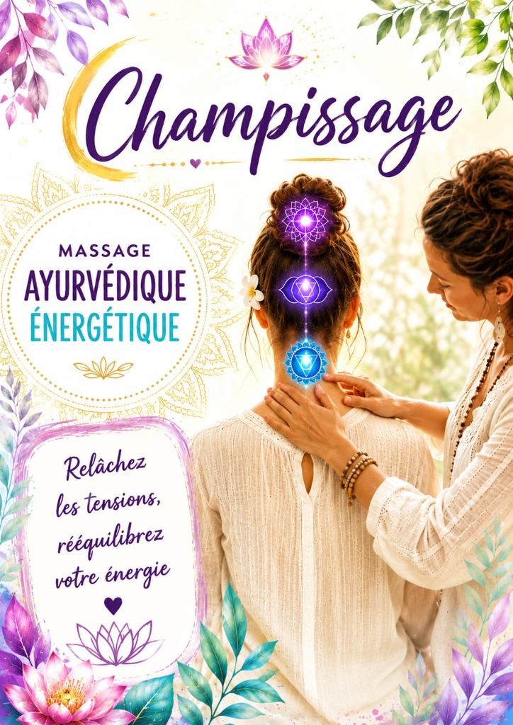 illustration Massage Ayurvédique et Énergétique
