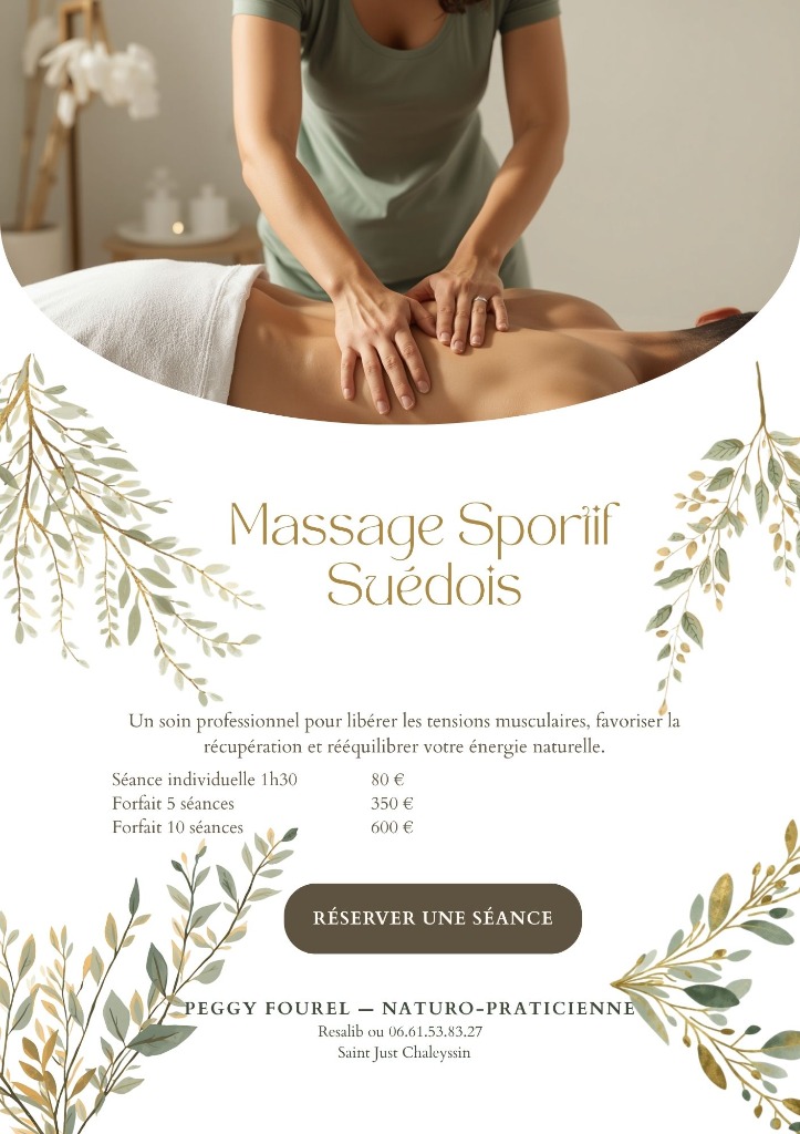 illustration Massage SPORTIF suédois