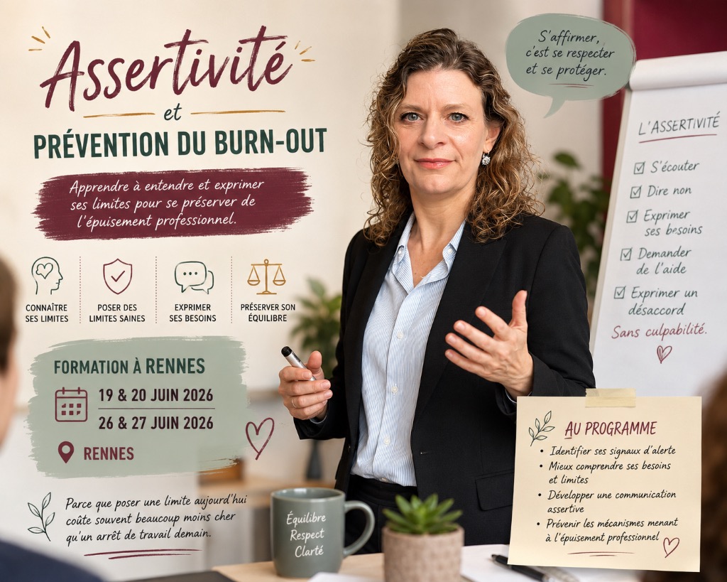 illustration Assertivité  et prévention du burn out