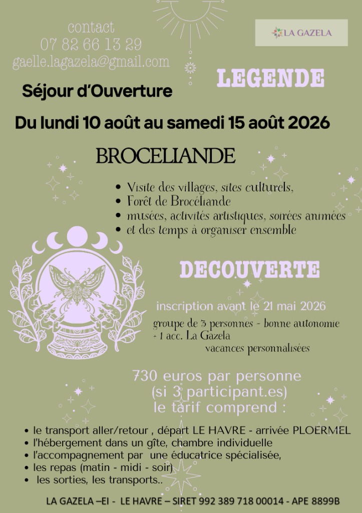 illustration SEJOUR D OUVERTURE A BROCELIANDE