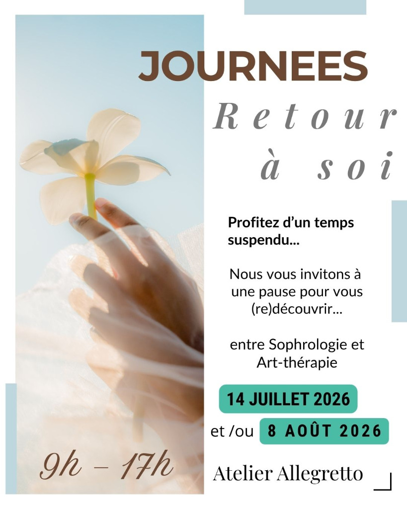 illustration Retour à soi, art thérapie et sophrologie