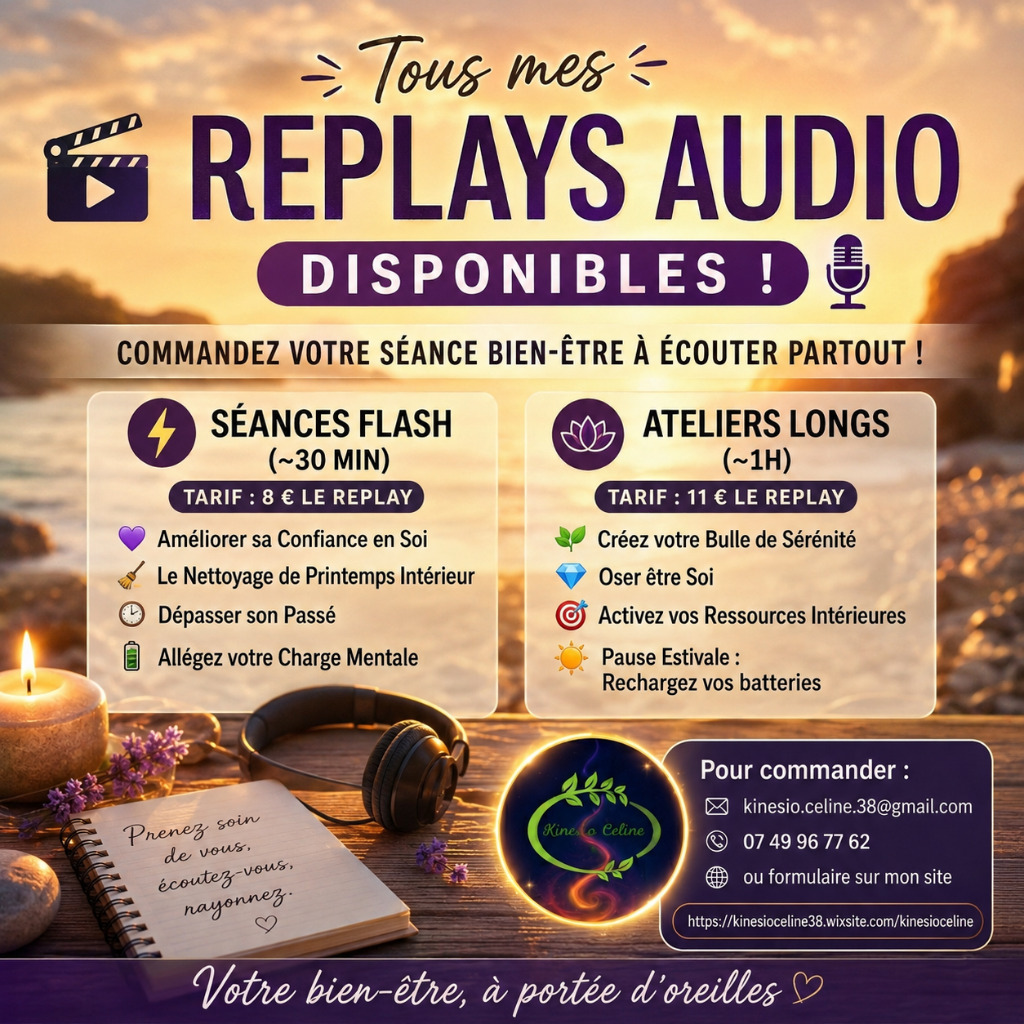 illustration Les replays des ateliers de méditations guidées HYPNOSE SAJECE