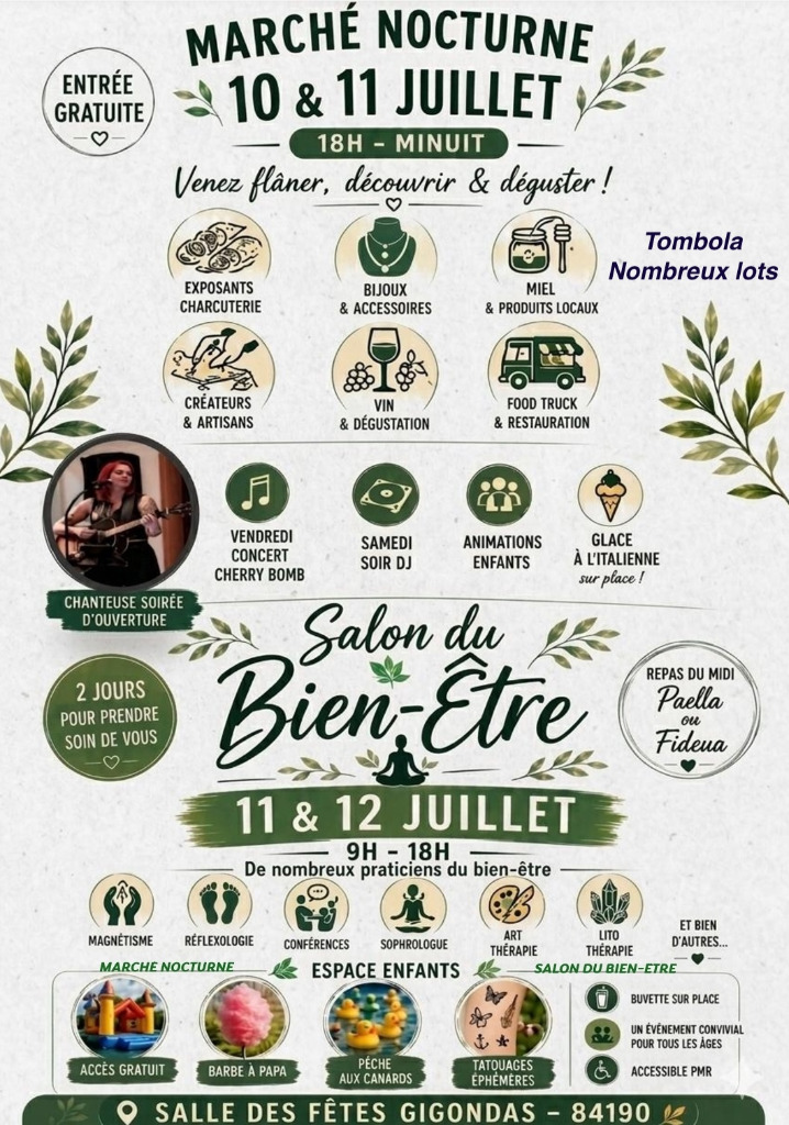 illustration Salon du bien être Gigondas (84)