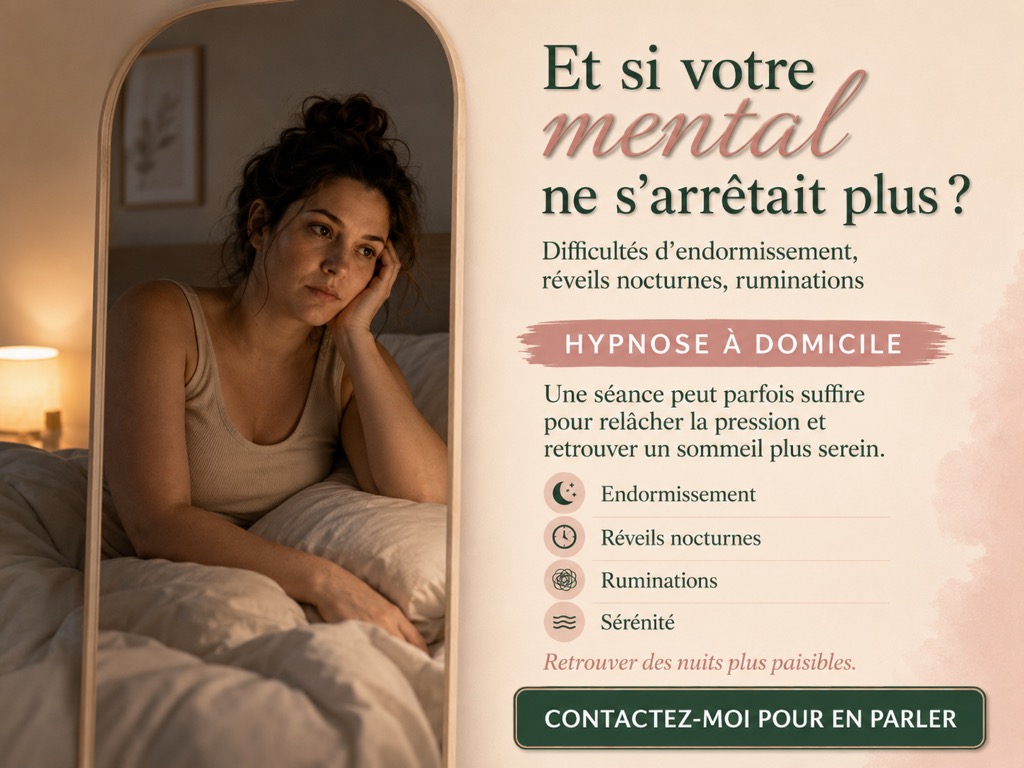 illustration Hypnose, sommeil et ruminations