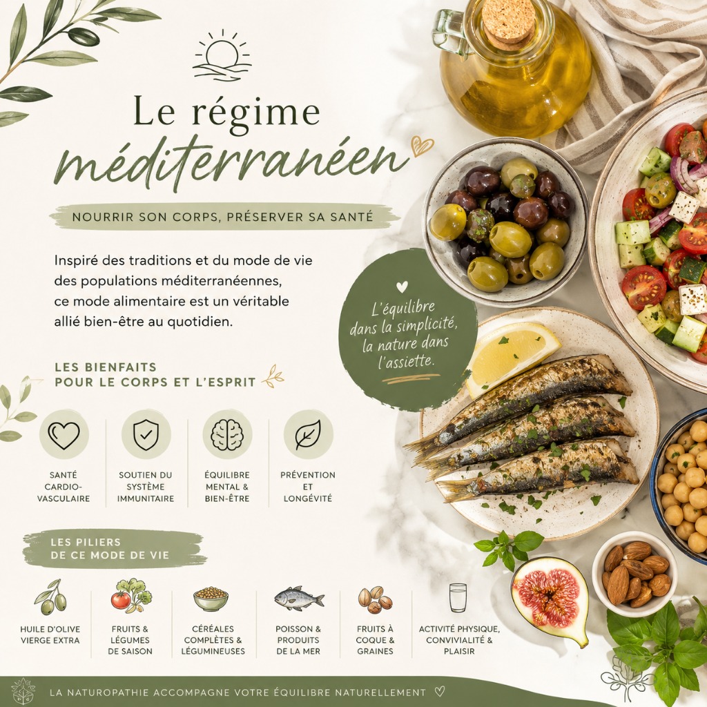 illustration Le régime méditerranéen