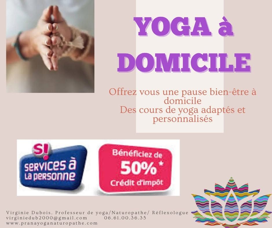 illustration Yoga à domicle
