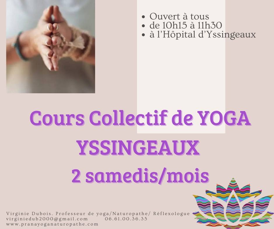 illustration COURS COLLECTIF DE YOGA A YSSINGEAUX