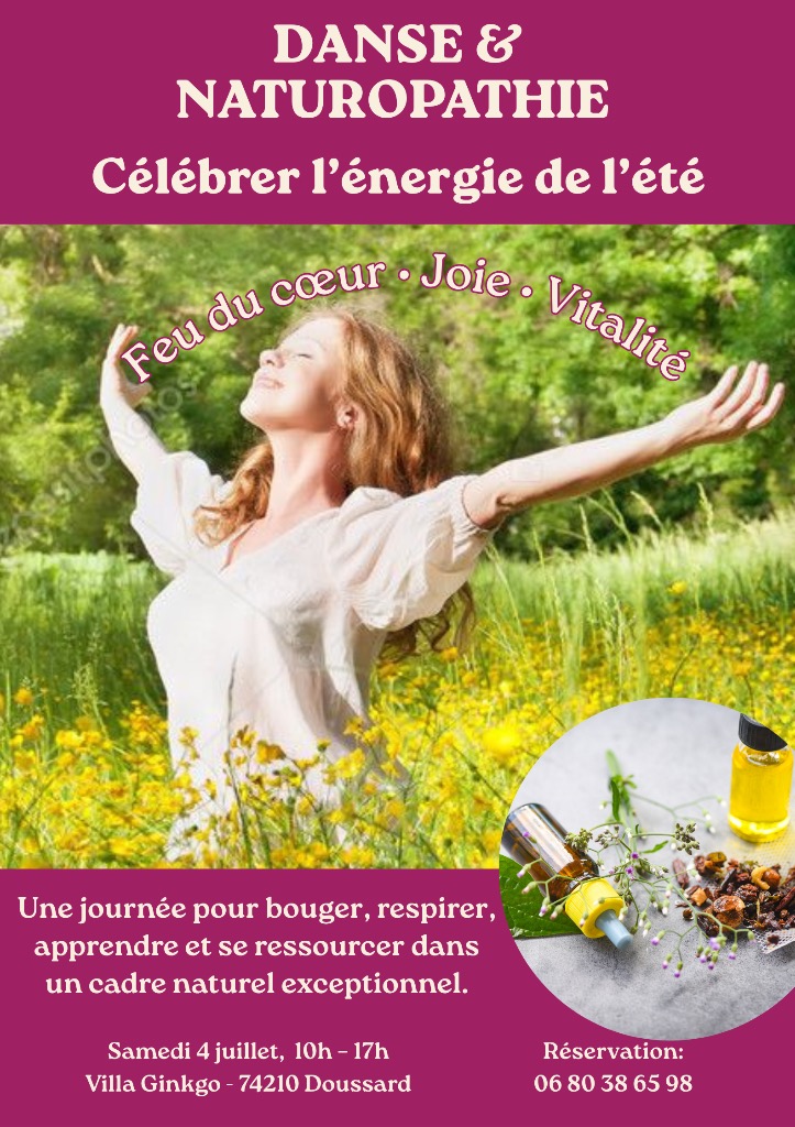 illustration Rencontre de la danse intuitive et de la naturopathie