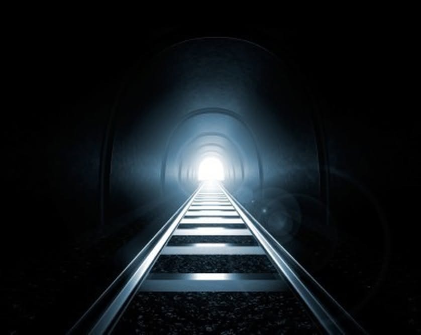 illustration Dépression et lumière au bout du tunnel