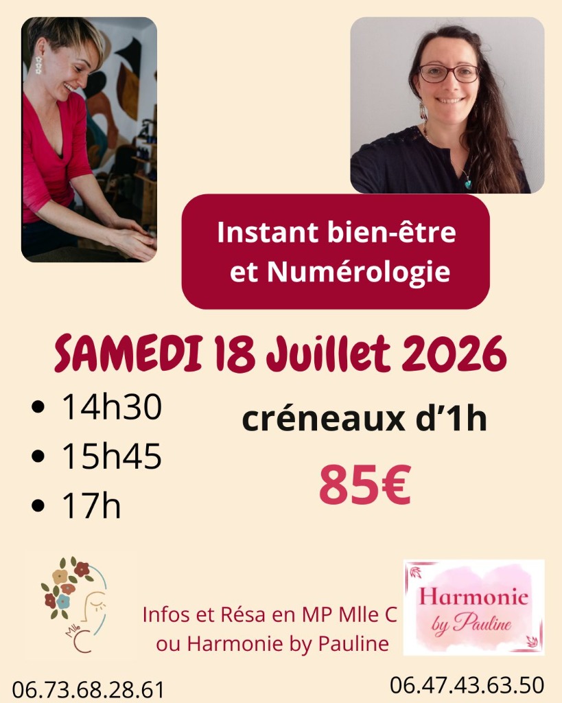 illustration Instant bien-être et Numérologie