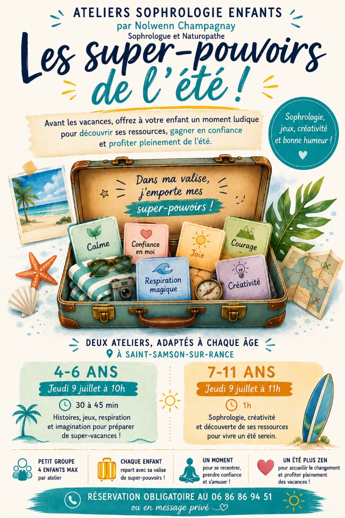 illustration Des vacances apaisées pour vos enfants