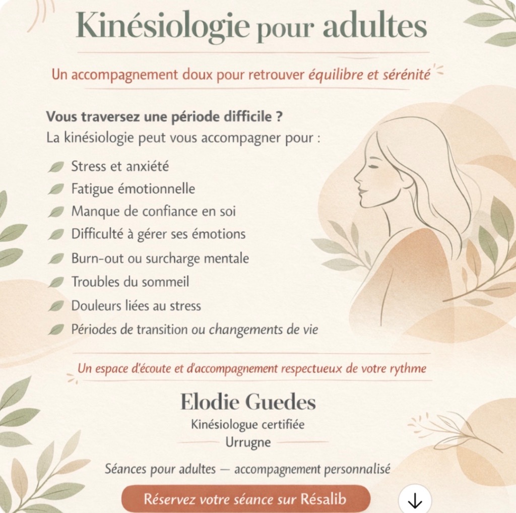 illustration La kinésiologie pour les adultes