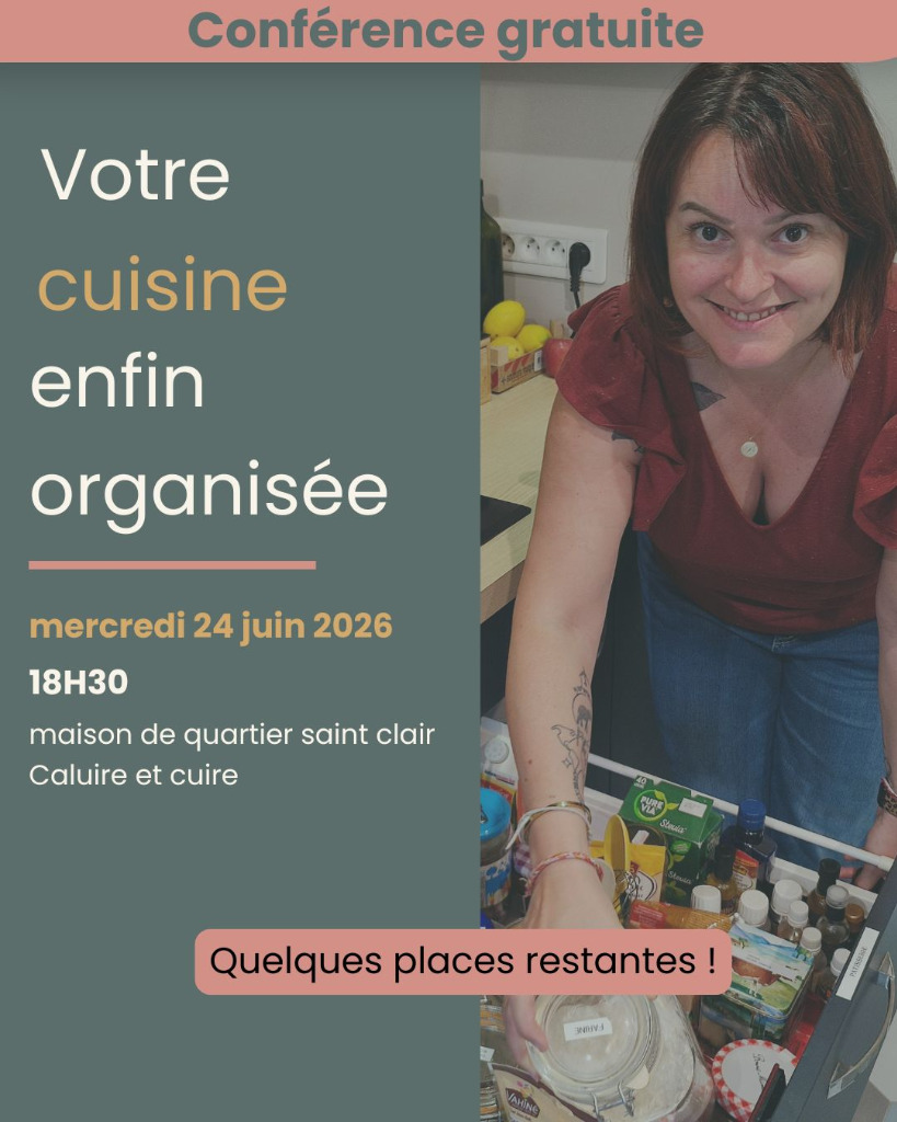 illustration Conférence gratuite - Votre cuisine, enfin organisée