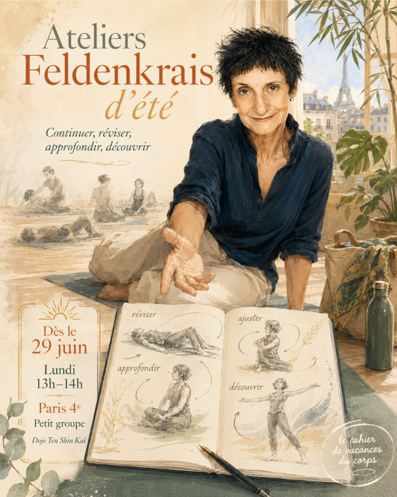 illustration Ateliers Feldenkrais d'été à Paris : première le 29 juin