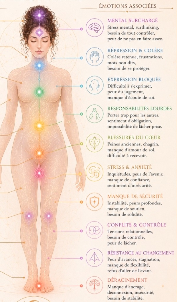 illustration Quand les émotions s’expriment à travers le corps