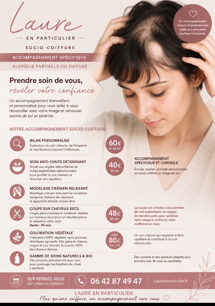 illustration Accompagnement spécifique à la chute de cheveux