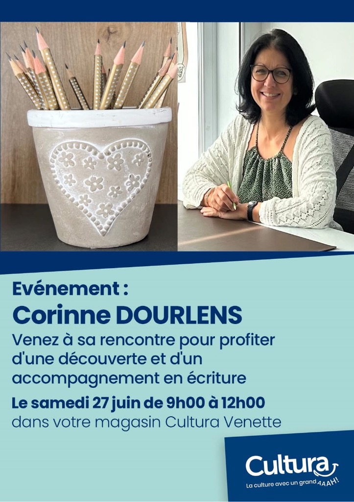 illustration Retrouvez-moi chez Cultura Venette‼️