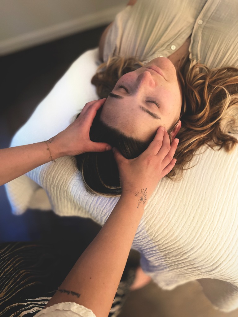 illustration Séance de relaxation corporelle